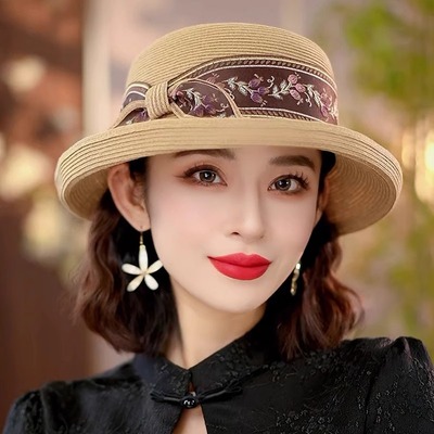 夏季防晒遮阳草帽子女户外