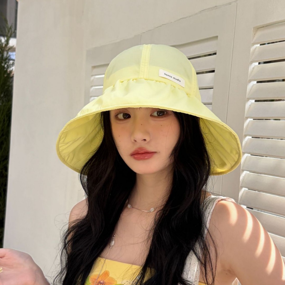 春季冰感大檐防晒显脸小渔夫帽