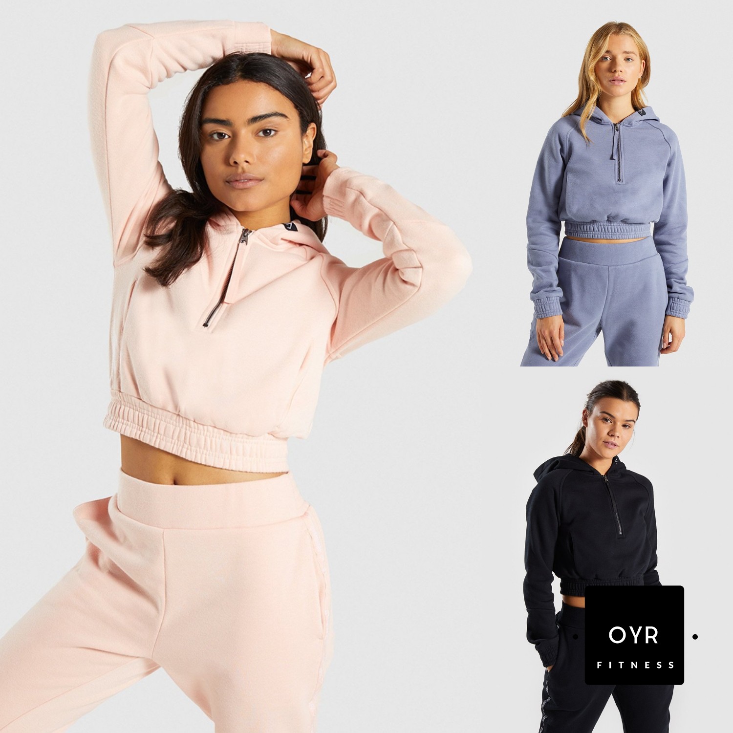 OYR英国GYMSHARK女休闲露脐短款连帽卫衣EVERYDAY PULLOVER|msdalam kategori sukan/pakaian kasual, sweater sukan/pullover - dari Buy2taobao.com untuk memberikan perkhidmatan ejen Taobao profesional membeli