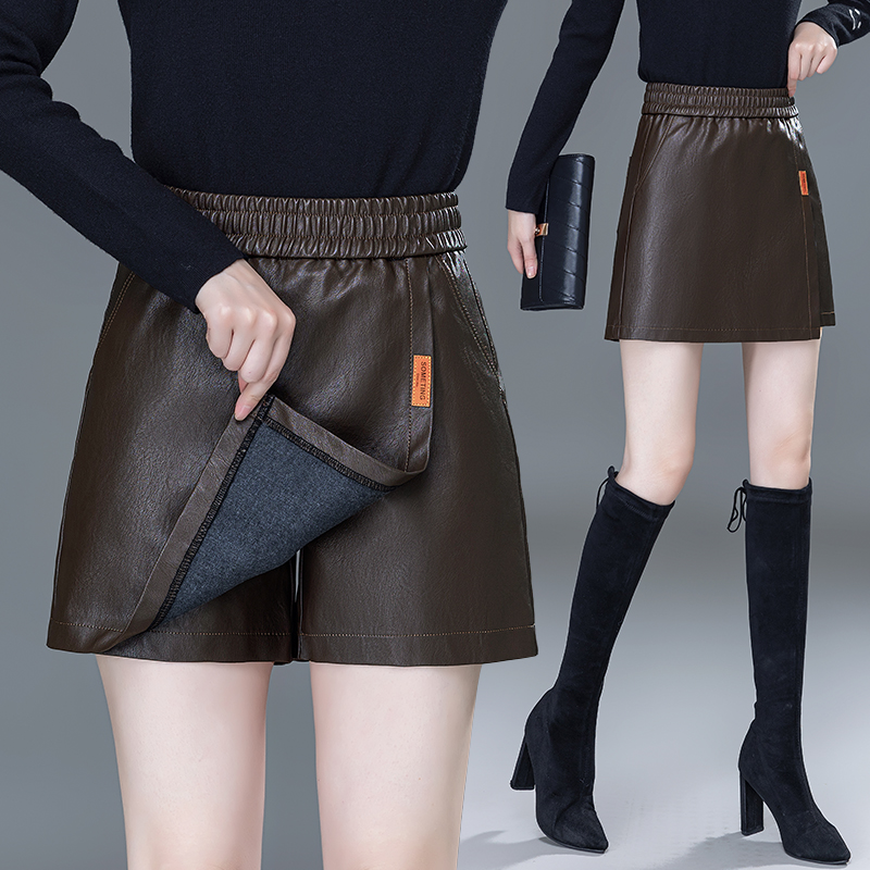 海宁真皮皮裙a字裙裤2025新款