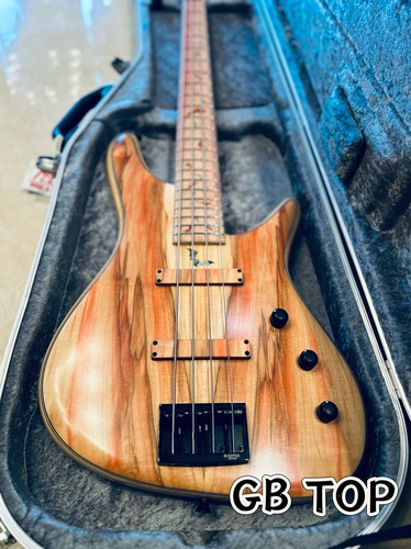 【现货】Sugi NB4M 贝斯 Bass 年度限量Japanese Maple贴面彩镶嵌