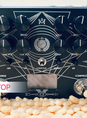 GBTOP贝斯前级DI单块 均衡 压缩 失真 降噪 调音表 箱体模拟 蓝牙