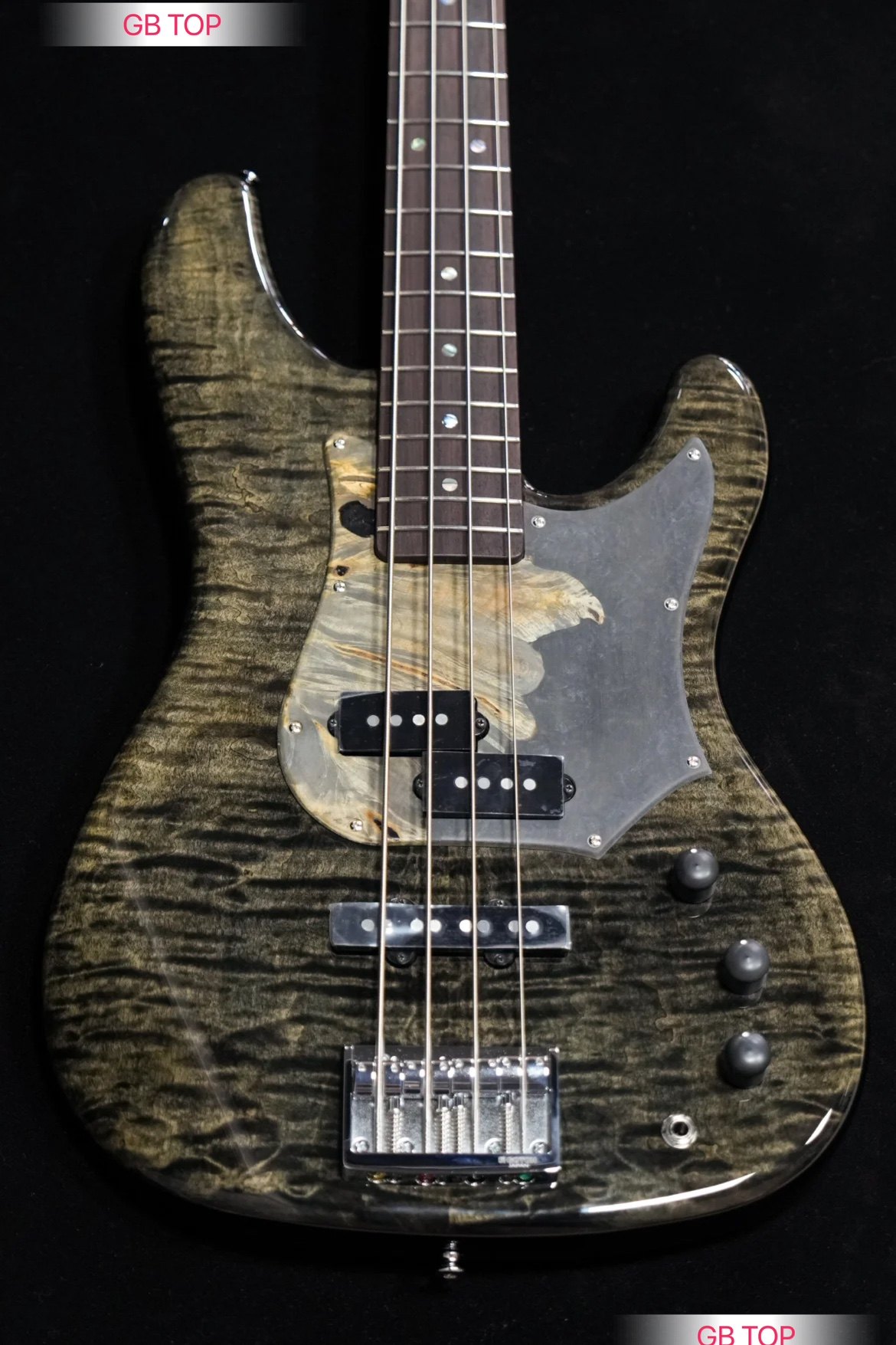 【现货】sugi rmb 日产手工四弦pj贝斯bass 擦色"黑虎"