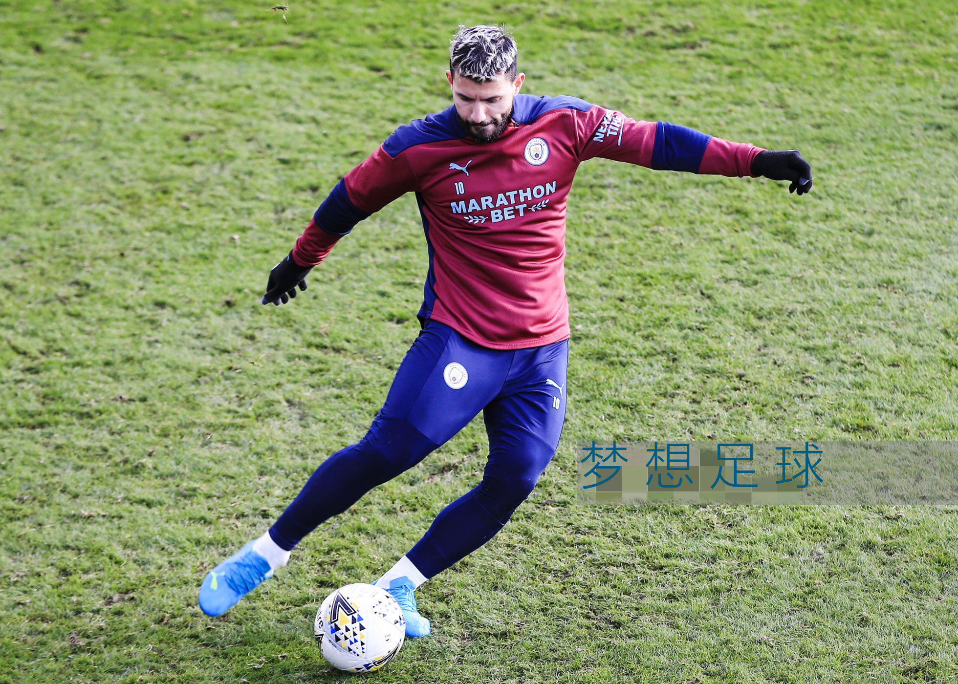 曼彻斯特城2021球员版加绒长袖