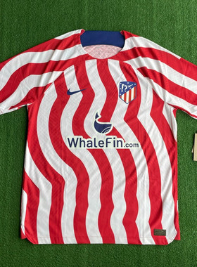 【梦想足球】马德里竞技2223赛季主场球员版ADV短袖球衣 DJ7637