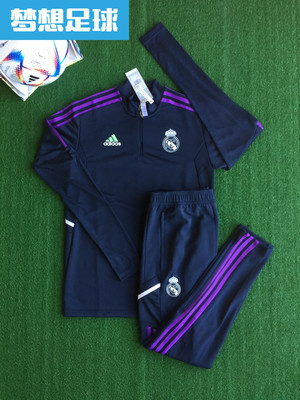 皇马2223赛季球员版半拉链収腿裤