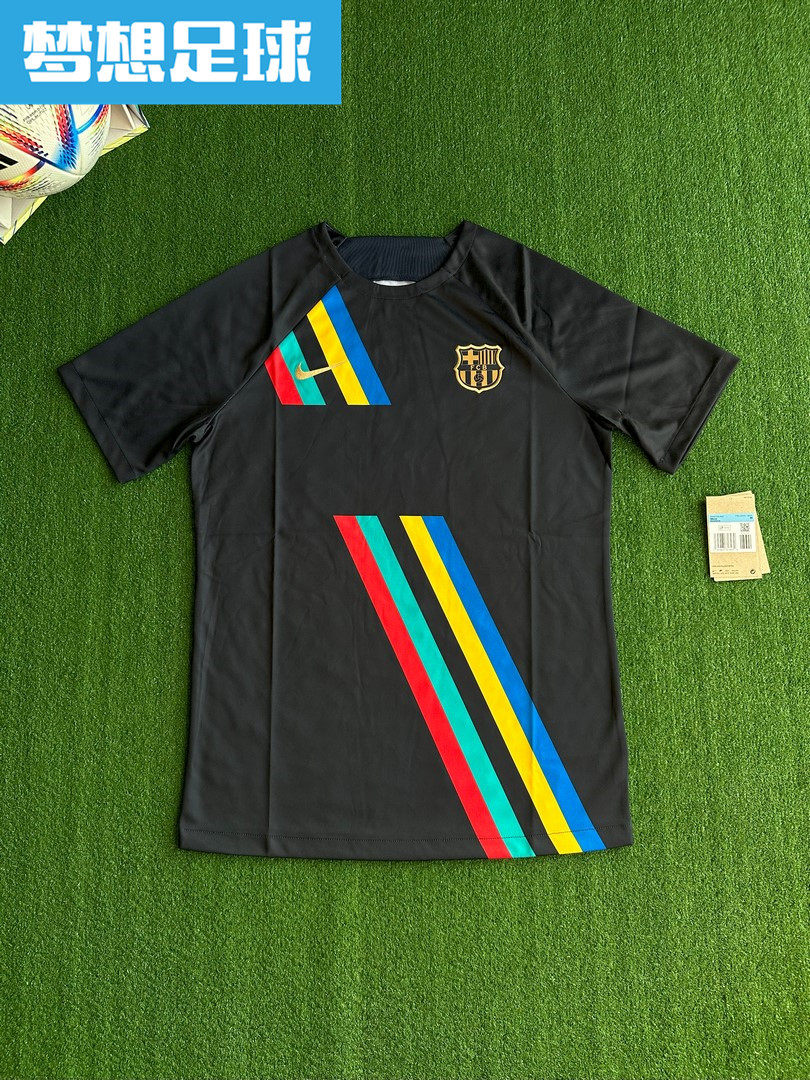 【梦想足球】巴萨 巴塞罗那 2223赛季 热身训练短袖球衣 DN4018