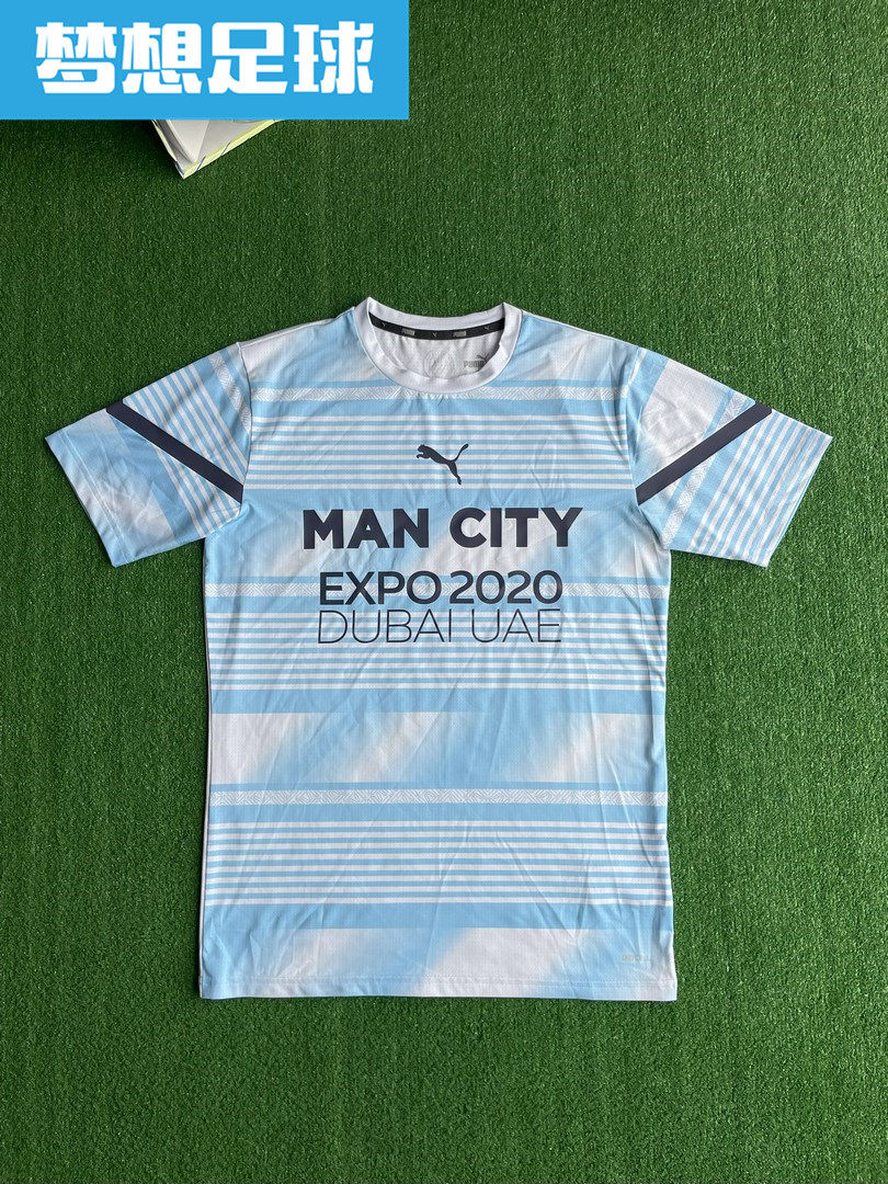 曼彻斯特城球员版短袖训练