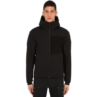 阿童目系冬季拒水C棉户外男子山系轻薄款防风保暖防泼水连帽棉衣