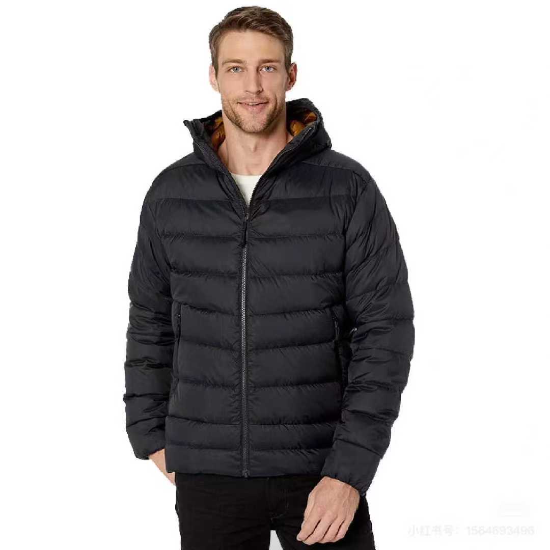 户外防风防水羽绒服男冬季保暖连帽外套情侣款滑雪服