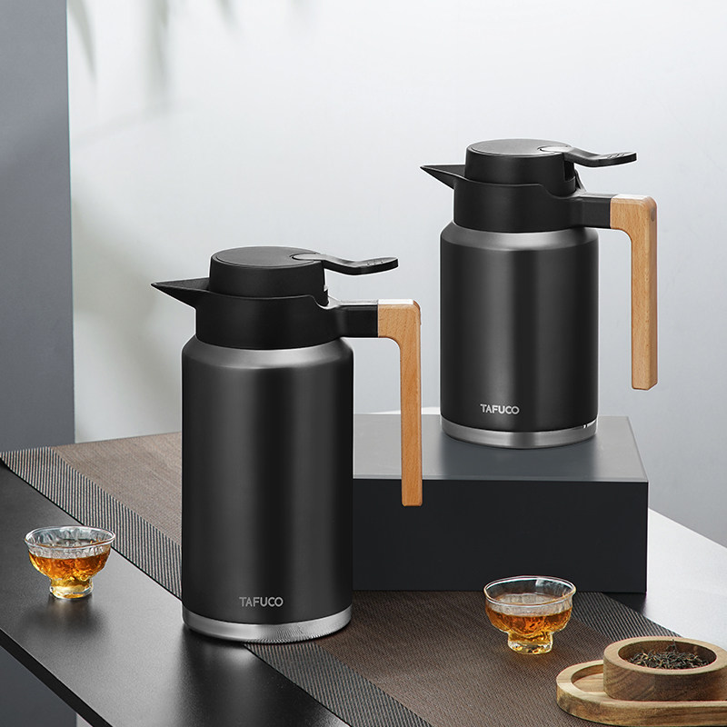 日本泰福高不锈钢保温水壶家用热水瓶保温瓶大容量保温壶暖水壶