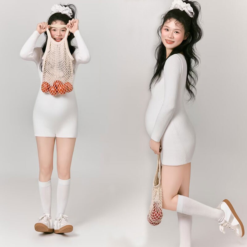 她及其他孕妇艺术照摄影服
