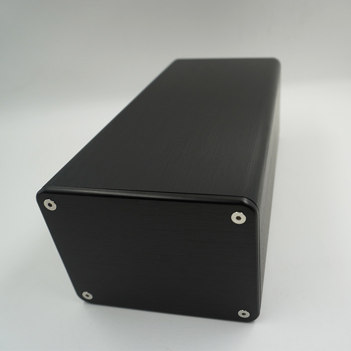 260全铝合金 铝型材 黑色 电源滤波器 DIY牛罩 功放音响外壳机箱