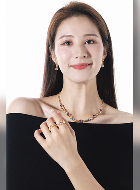 muer沐耳铜镀18k黄金戒指