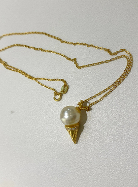 muer沐耳巴洛克澳白珍珠项链