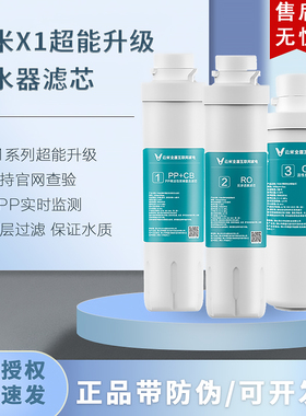 云米净水器X1滤芯智能即热3号后置2号100GRO反渗透1号PAC复合原装