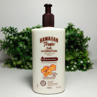 现货速发澳洲Hawaiian Tropic清爽SPF50+防晒乳夏威夷防晒霜