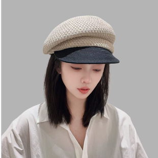 韓版 格小梵 正品 百搭女神帽女 極簡風帽子女ins休閑日系春夏款