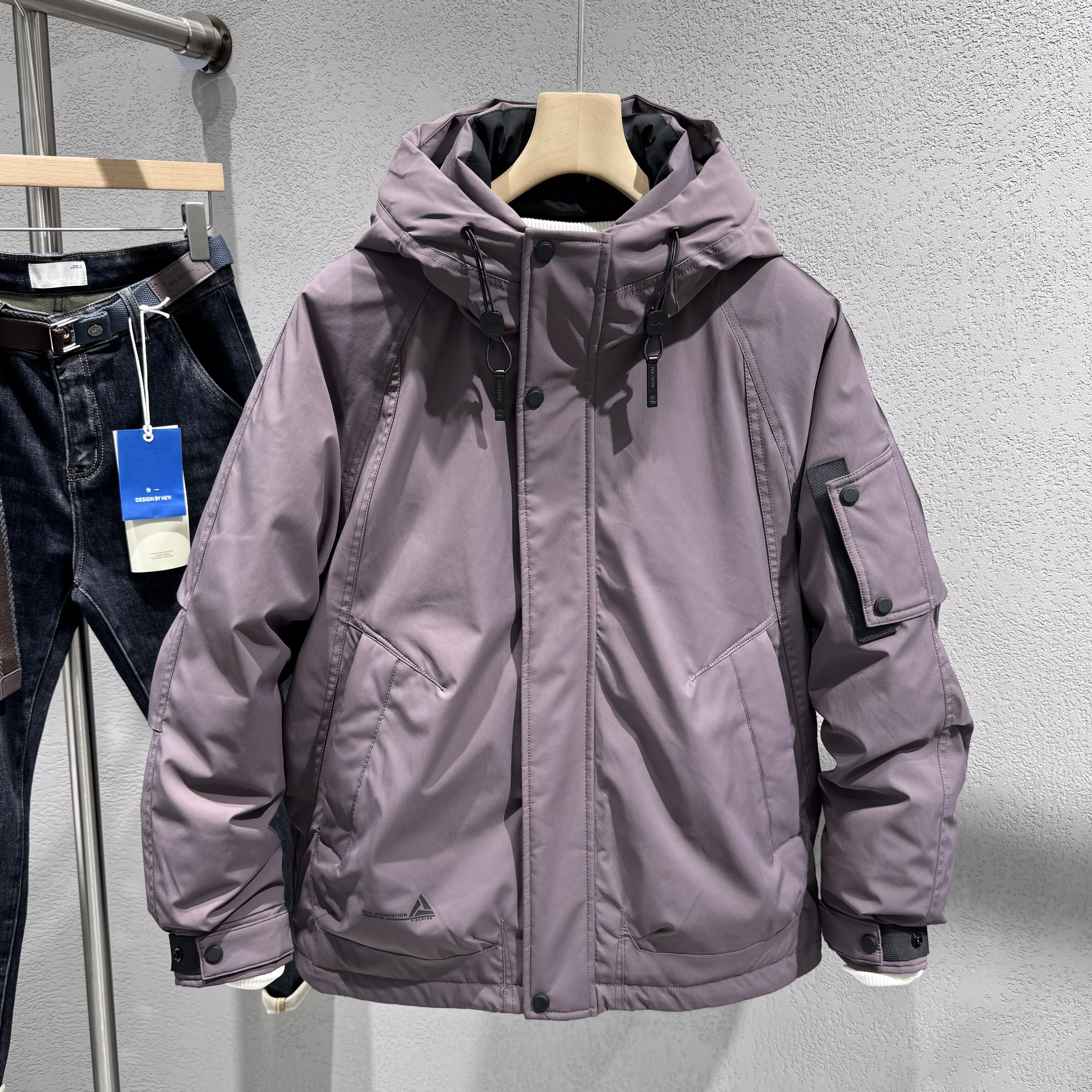 连帽短款休闲90白鸭绒超轻保暖