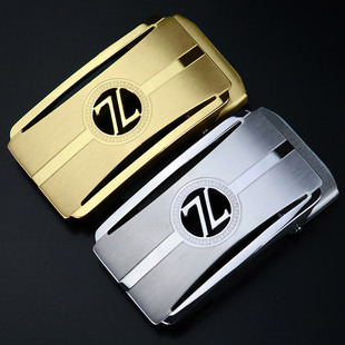 304不锈钢皮带扣头男士自动扣腰带头休闲Z字母裤带头35mm支持定做