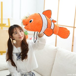 海底总动员小丑鱼尼莫保暖卖萌帽子毛绒玩具造型乐园帽拍照聚会