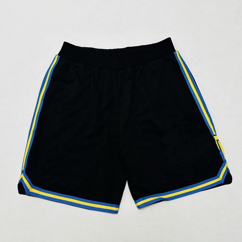 美潮联名款BASKETBALL SHORTS撞色侧边条纹星星刺绣运动球裤