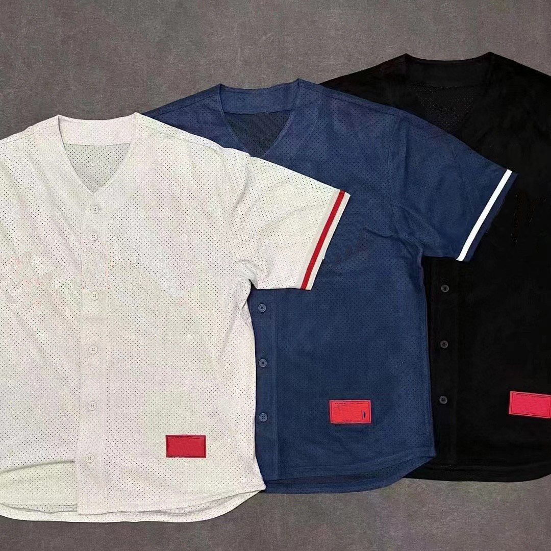 ULTRASUEDE MESH BASEBALL JERSEY/SHORT网眼麂皮棒球短袖短裤