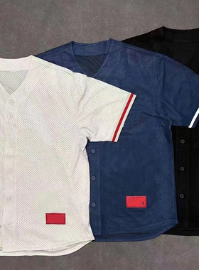 ULTRASUEDE MESH BASEBALL JERSEY/SHORT网眼麂皮棒球短袖短裤