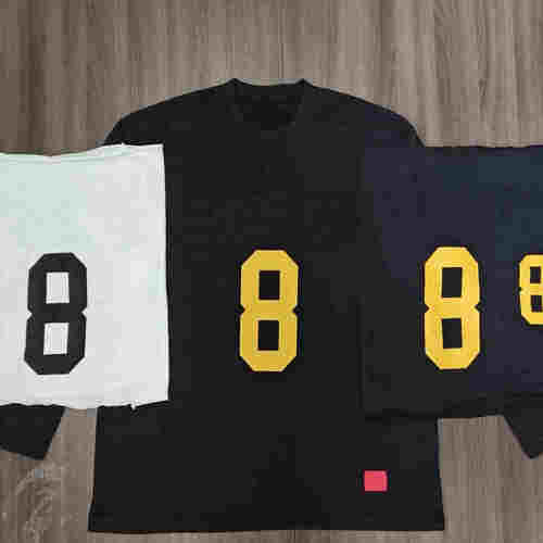 SS25 WEEK4 Affiliated L/S Football Top数字足球衣8号长袖T恤