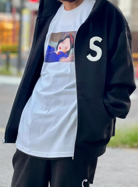 美潮FW24 SNOW WHITE TEE白雪公主印花图案百搭短袖T恤 男女同款