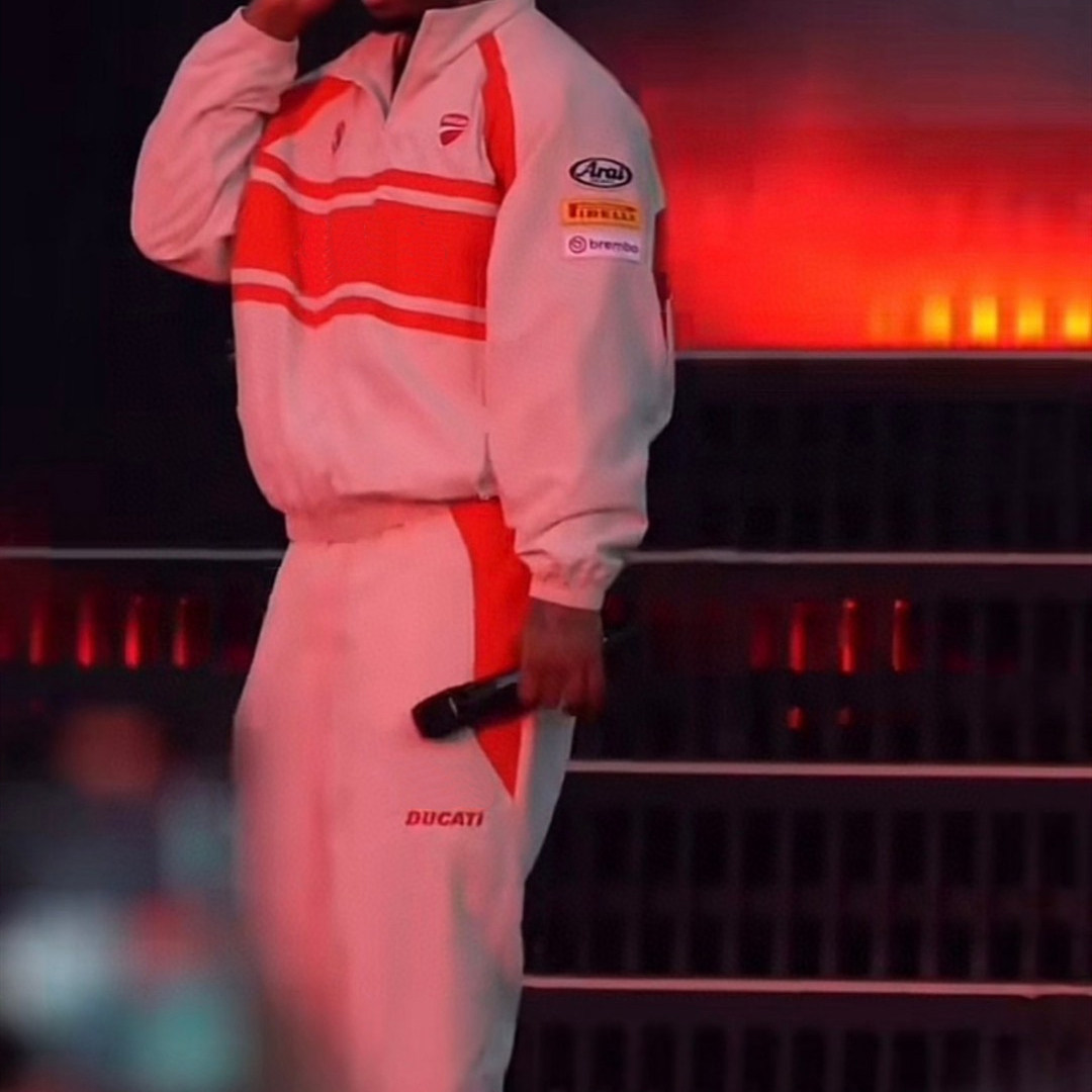 DUCATI联名款SS24 TRACK JACKET PANT杜卡迪拉链立领夹克裤子套装