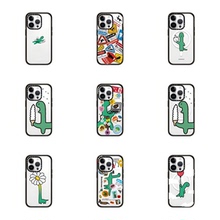 CASETi手机壳联名艺术家搞怪小恐龙手机壳适用iPhone16Pro Max苹果 14 13 12 15Magsafe磁吸保护壳华强北代购