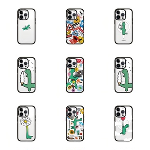 Max苹果 CASETi手机壳联名艺术家搞怪小恐龙手机壳适用iPhone16Pro 15Magsafe磁吸保护壳华强北代购