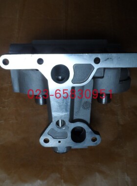 适配Cummins康明斯柴油发动机配件4910285机油滤清器座总成挖掘机