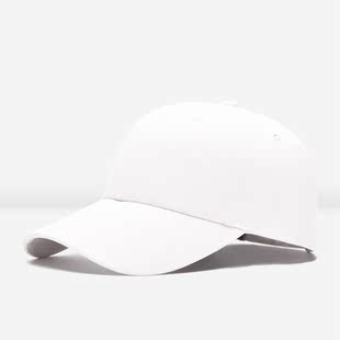 新款 防晒鸭舌帽男户外纯色光板遮阳帽 纯棉软顶棒球帽女批夏款