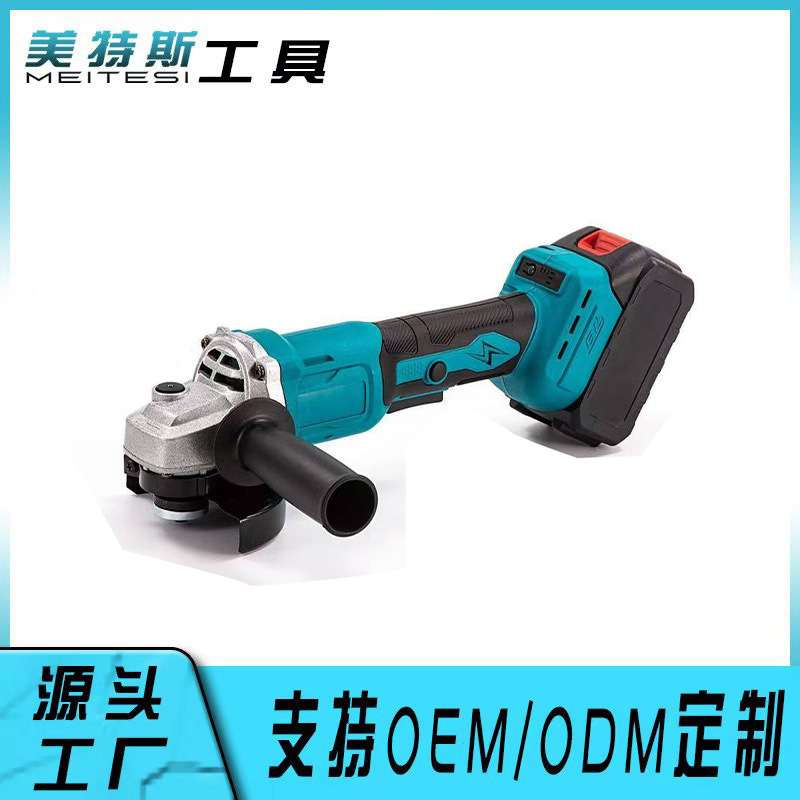 牧田款角磨机无刷锂电切割机外贸家用工业级大功率角向锂电磨光机