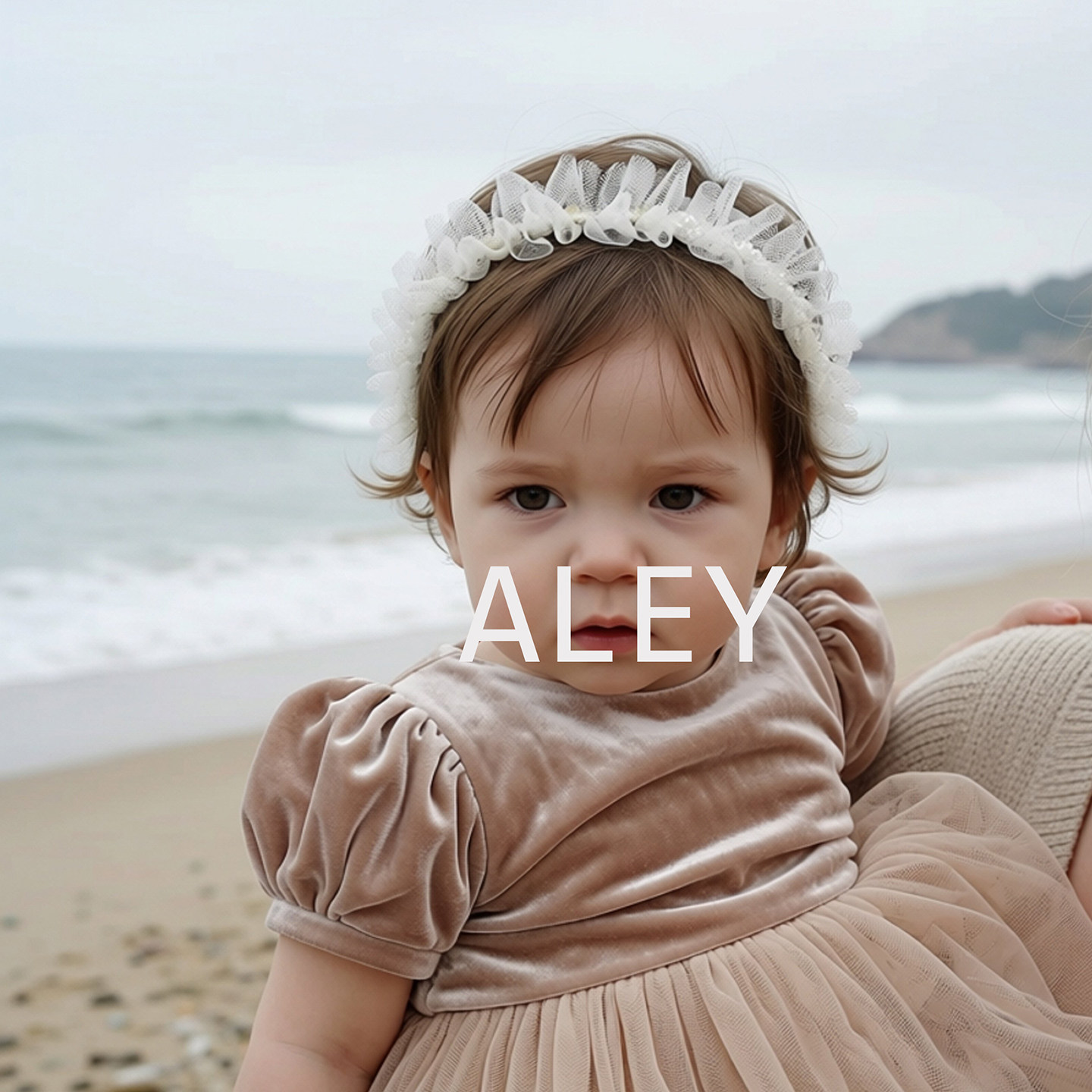 ALEY国内自制白色蕾丝花边发带婴幼儿童甜美头饰周岁生日公主配饰