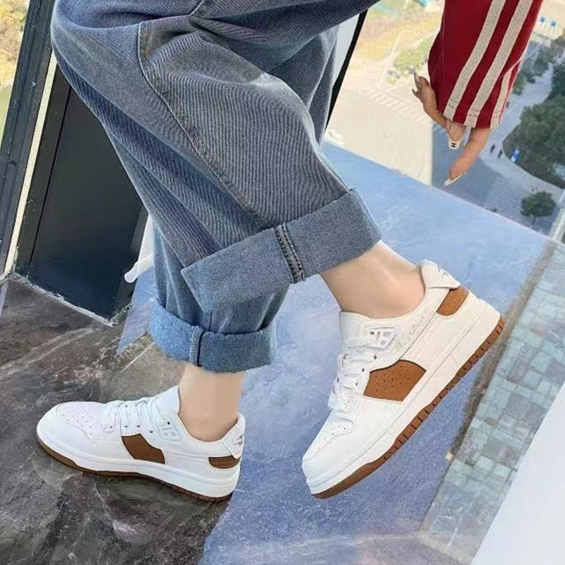 赫美迪板鞋真皮小白鞋厚底增高