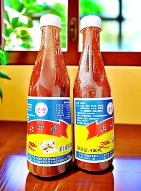 永定下洋思边村辣酱思贤辣椒酱思边辣酱牛肉丸配料下洋胡记