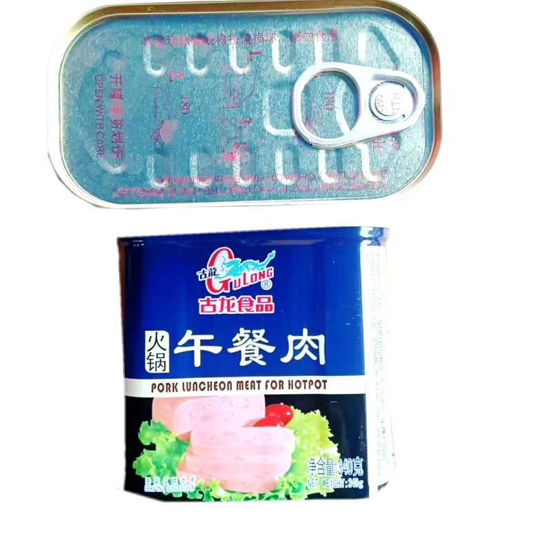 古龙火锅午餐肉郊游野营夏令营干粮罐头集美大学野外生存下洋胡记
