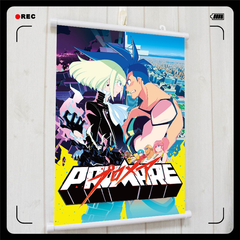 普罗米亚promare加罗 里奥动漫二次元装饰卷轴布挂画海报壁画周边