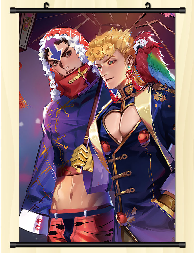 JOJO的奇妙冒险 乔鲁诺乔巴拿 空条承太郎 周边壁画挂画卧室海报