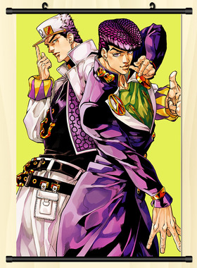 JOJO周边 东方仗助 米斯达 空条承太郎 纳兰迦 二次元挂画海报