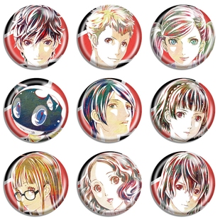 女神异闻录吧唧 坂本龙司 佐仓双叶 摩尔加纳 高卷杏 徽章胸章