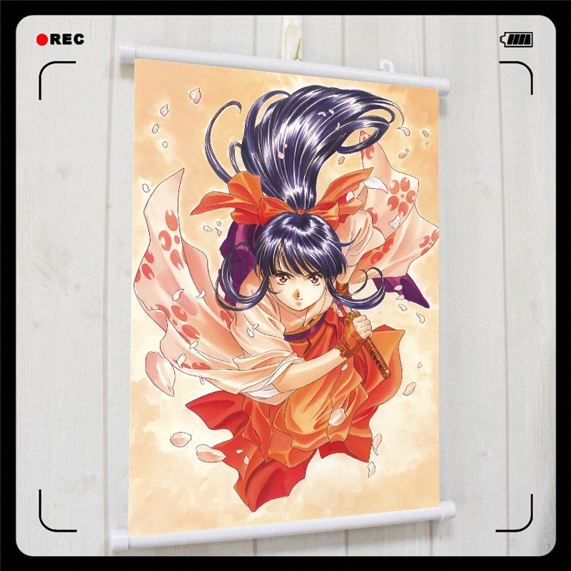 樱花大战周边 真宫寺樱 动漫二次元装饰画挂画 海报壁画 生日礼物