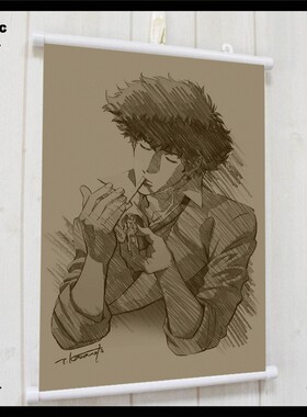 星际牛仔赏金猎人动漫壁画