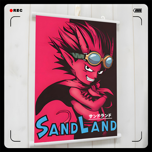 SAND LAND 沙漠大冒险周边 别西卜 安官拉奥 挂画壁画卧室海报