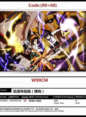 通灵王麻仓叶动漫挂画海报周边