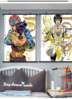JOJO 黄金之风 乔鲁诺 布加拉提 纳兰迦 特莉休 周边挂画壁画海报