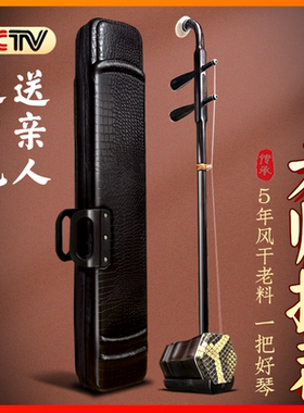 高级专业二胡乐器老红木黑檀紫旗舰店正品初学者苏州厂家直销品牌